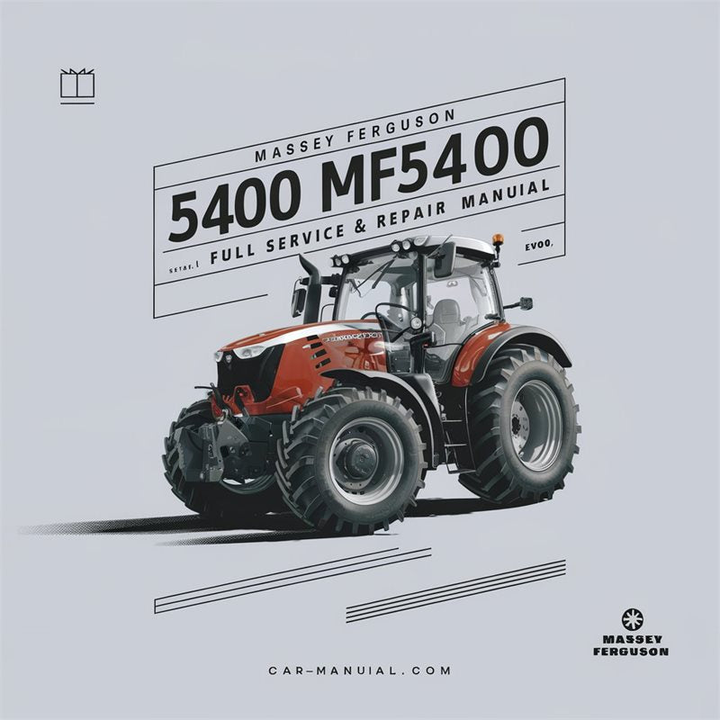 Massey Ferguson 5400 MF5400 Series Tractor Service Repair Workshop Manual PDF