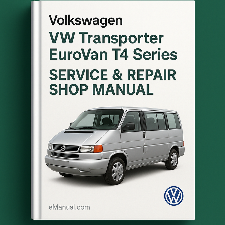 Volkswagen VW Transporter Eurovan T4 Series Service Repair Shop Manual