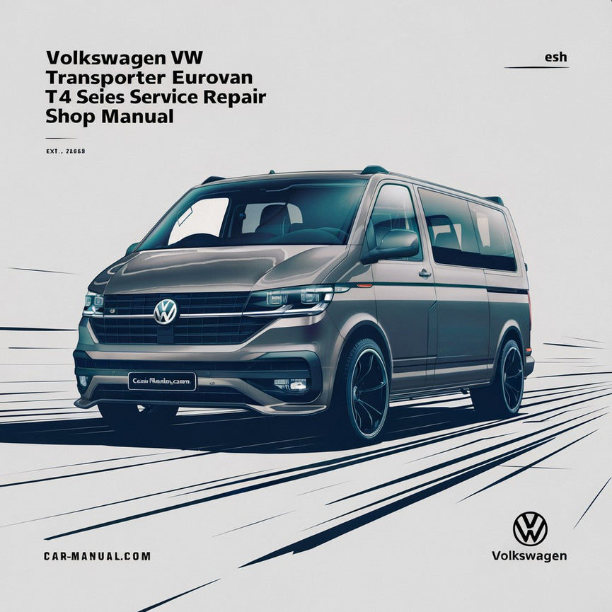 Manual de taller y reparación del Volkswagen VW Transporter Eurovan T4 Series