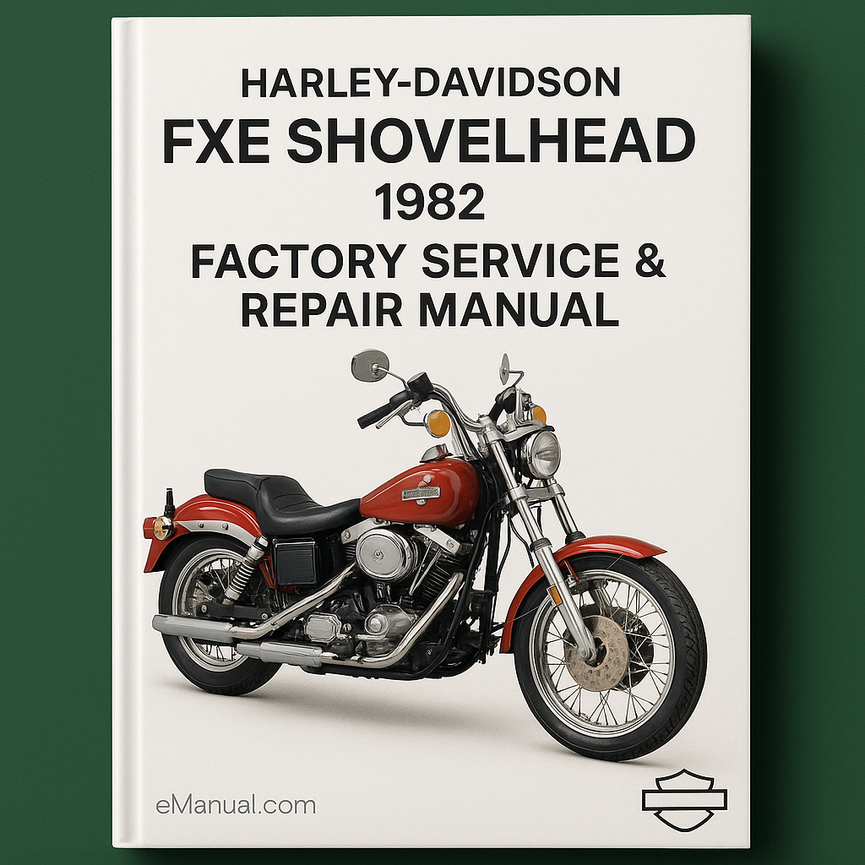 Harley Davidson FXE Shovelhead 1982 Factory Service Repair Manual