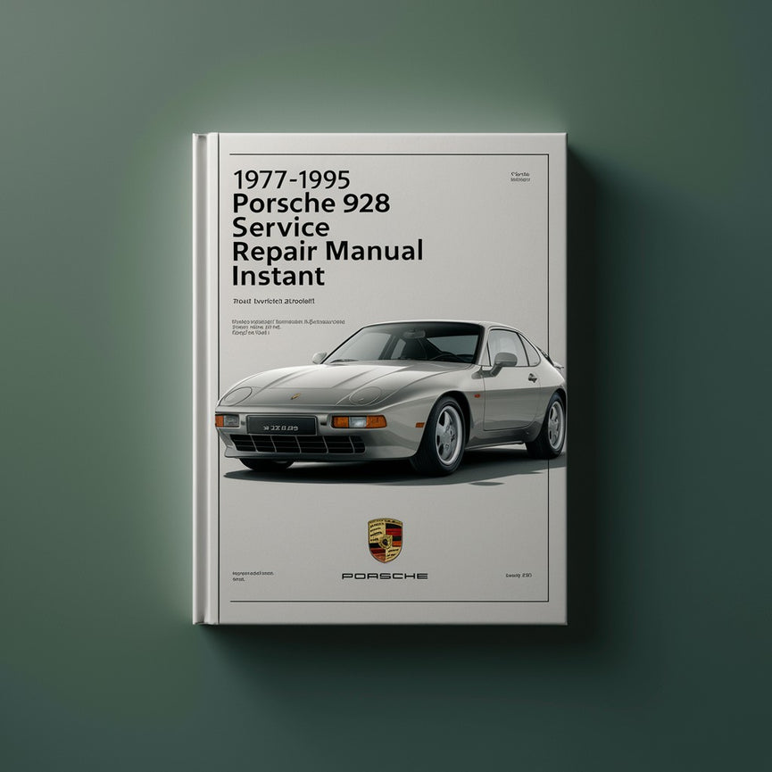 Manual de servicio y reparación del Porsche 928 1977-1995