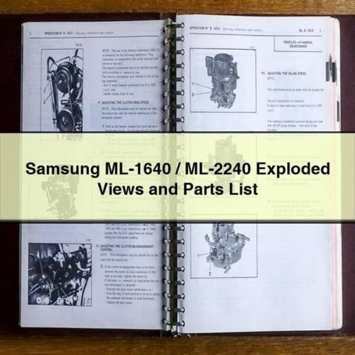 Samsung ML-1640/ML-2240 Exploded Views and Parts List