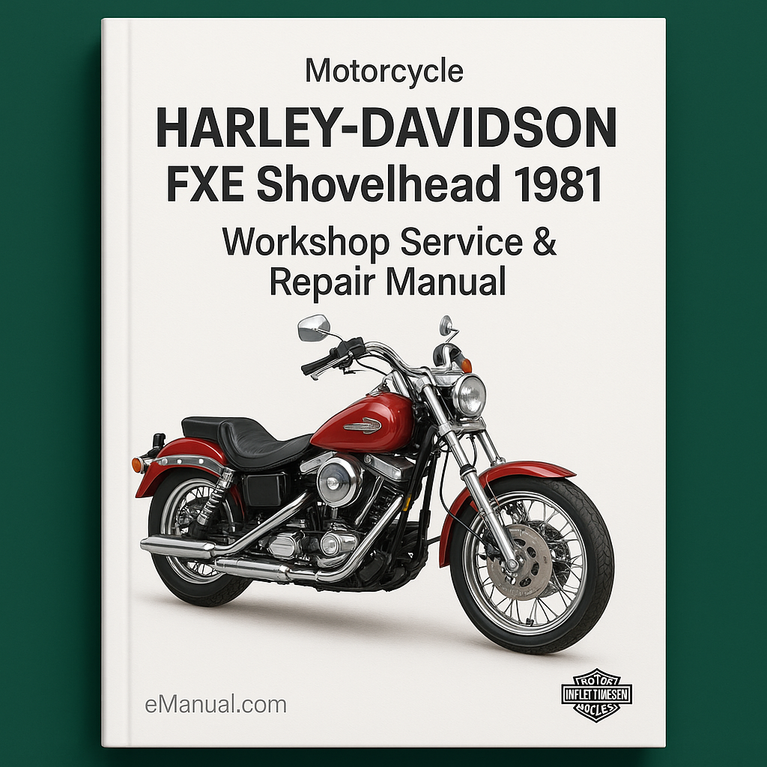 Harley Davidson FXE Shovelhead 1981 Workshop Service Repair Manual