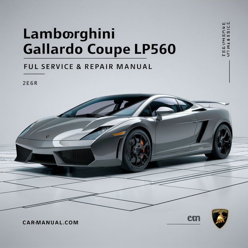 Lamborghini Gallardo Coupe LP560 Full Service & Repair Manual