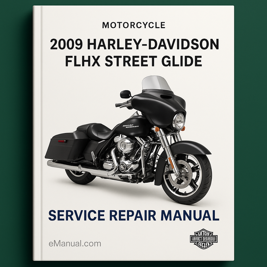 Manual de servicio y reparación de Harley Davidson FLHX Street Glide 2009