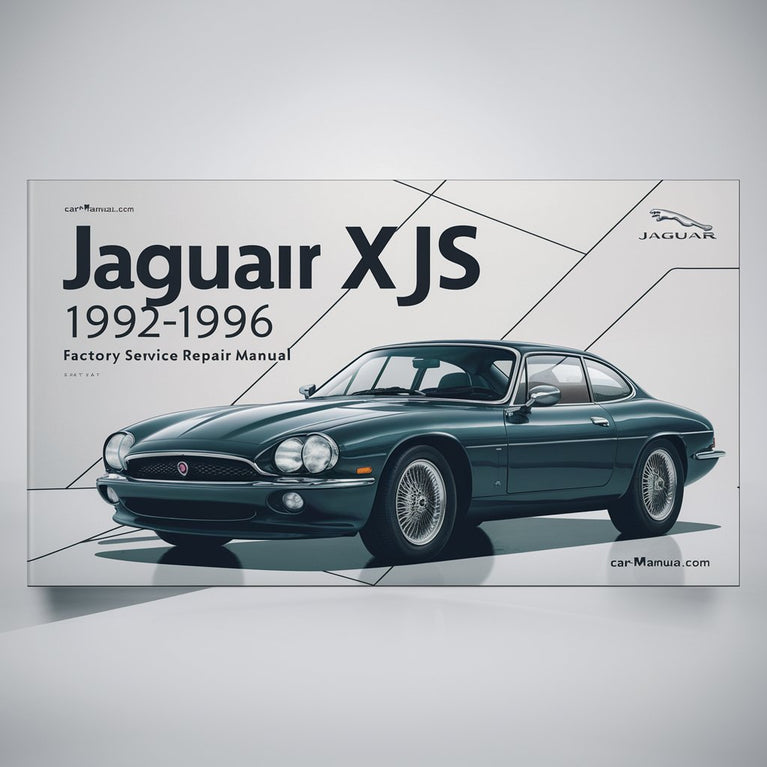 Jaguar XJS 1992-1996 Factory Service Repair Manual