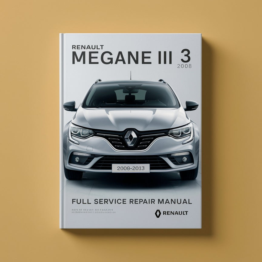 RENAULT MEGANE III 3 2008-2013 Komplettes Service-Reparaturhandbuch