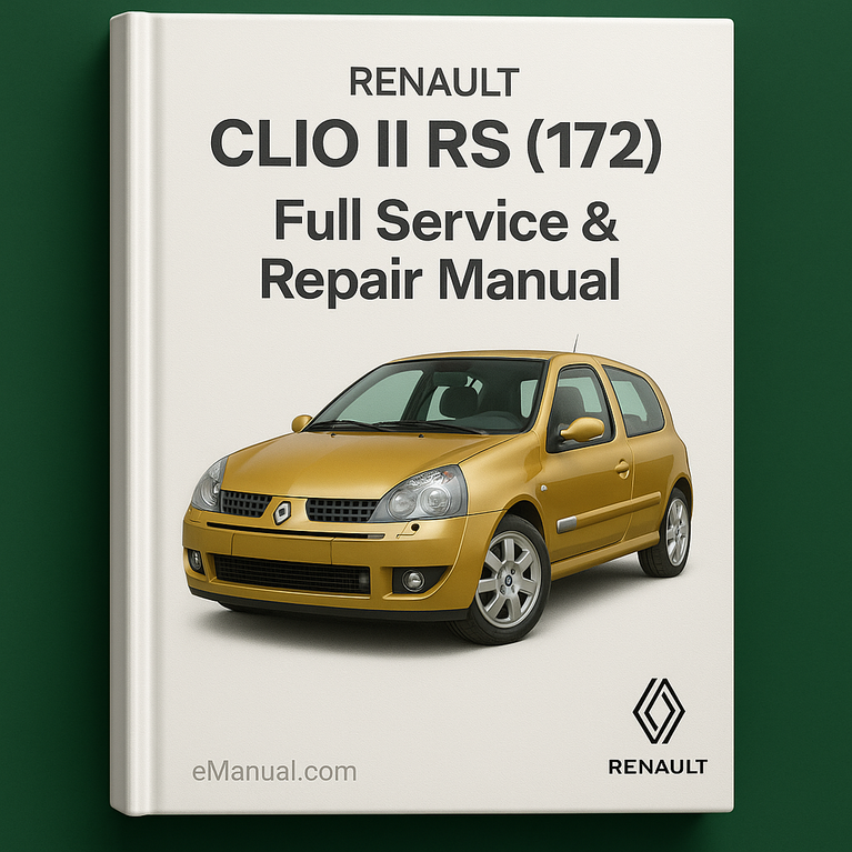 RENAULT CLIO II RS (172) Full Service Repair Manual