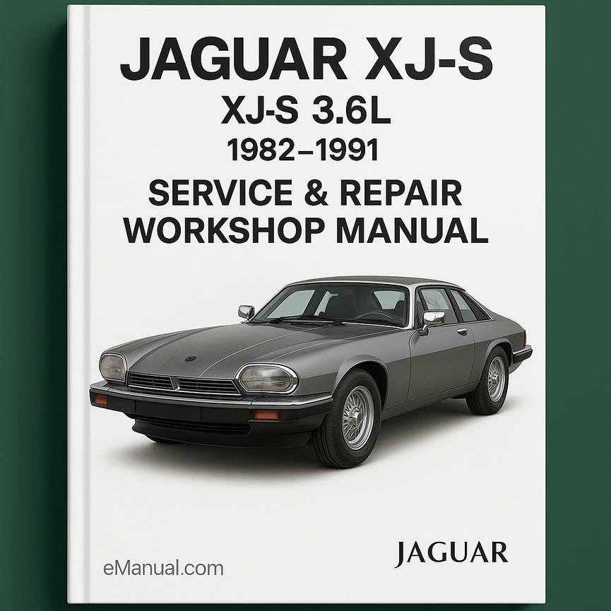 Jaguar XJ-S 3.6L 1982-1991 Service-Reparatur-Werkstatthandbuch