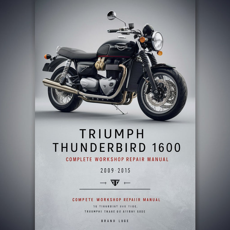 Triumph Thunderbird 1600 Complete Workshop Service Repair Manual 2009 2010 2011 2012 2013 2014 2015