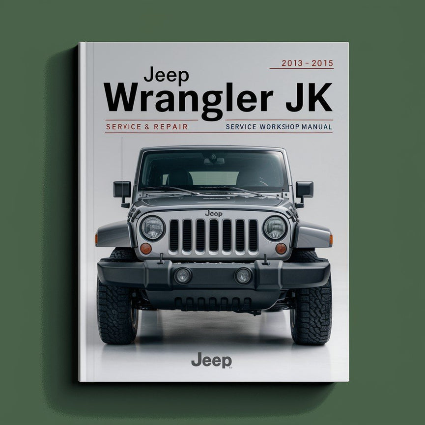 Manual de taller de servicio y reparación del Jeep Wrangler JK 2013-2015