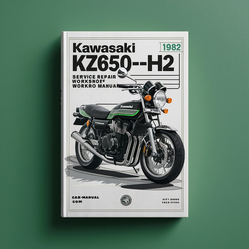 Kawasaki KZ650-H2 1982 Service-Reparatur-Werkstatthandbuch