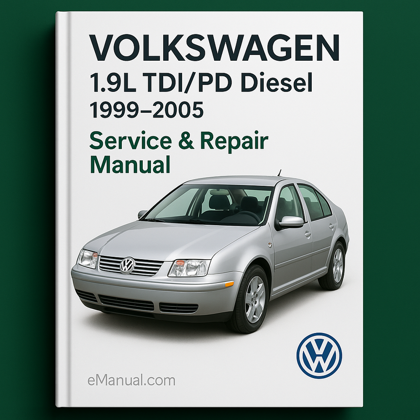 Volkswagn JETTA 1.9L TOI/PO Diesel 1999-2005 Service Repair Manual
