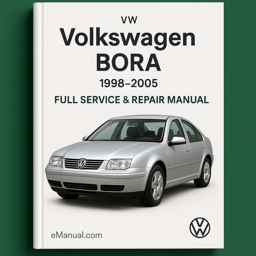 Manual de reparación y servicio completo del VW Volkswagen BORA 1998-2005