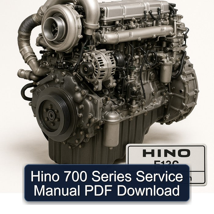Hino E13C 700 Series Service Repair Workshop Manual PDF