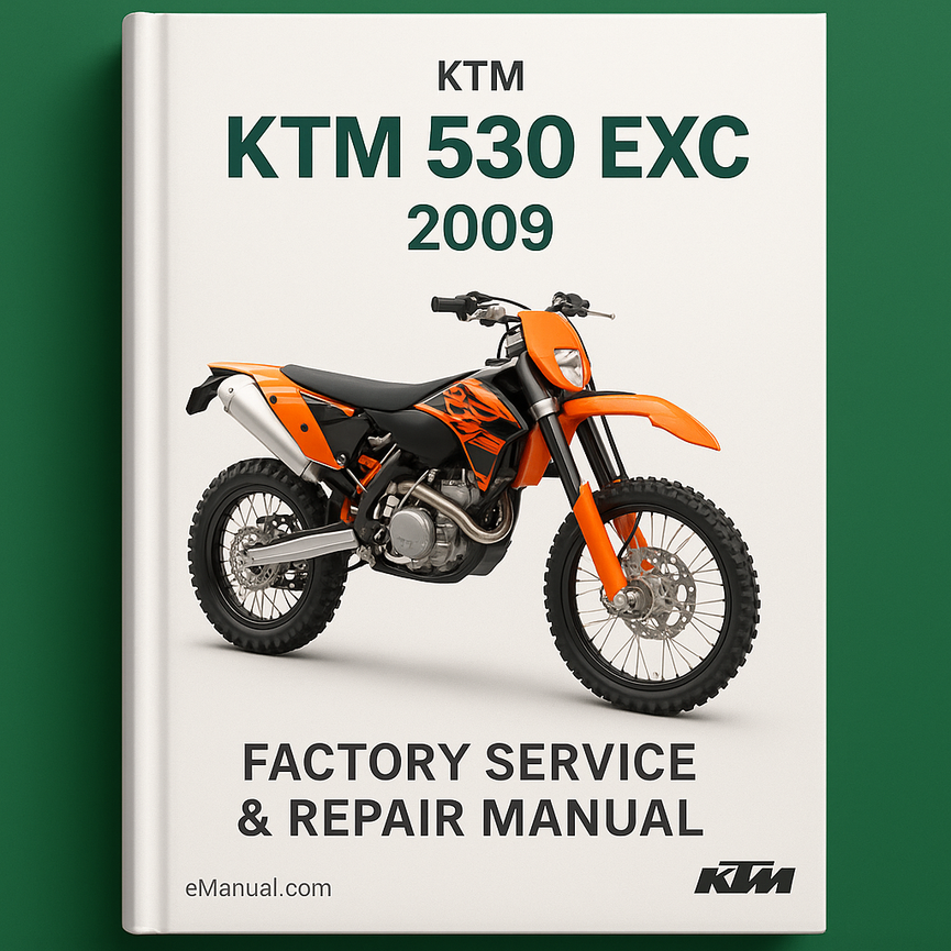 KTM 530 EXC 2009 Factory Service Repair Manual