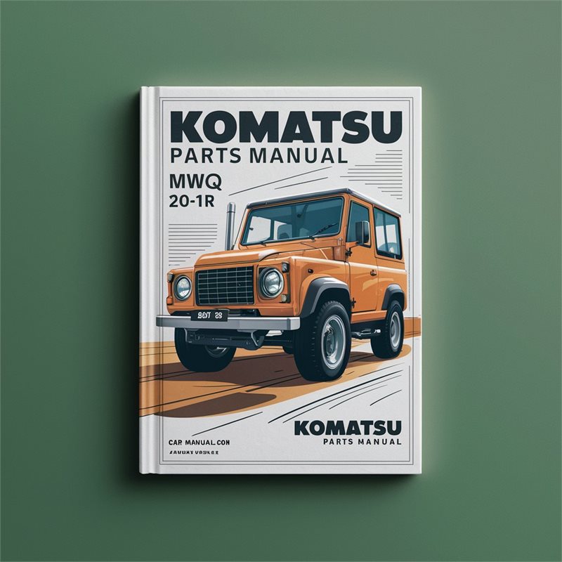 Komatsu MWQ 20-1R / 20 S-1R Parts Catalog PDF
