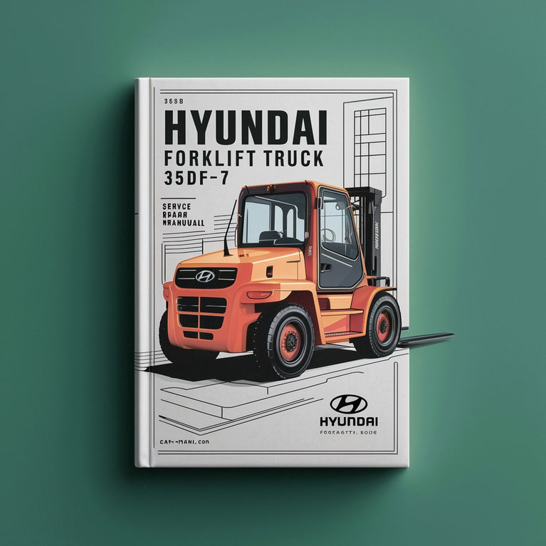 HYUNDAI FORKLIFT Truck 35DF-7 Service Repair Manual
