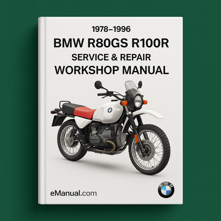 Manual de taller y reparación de BMW R80GS R100R 1978-1996