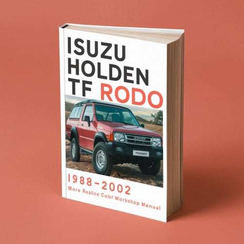 Manual de taller de Isuzu Holden TF RODEO 1988-2002