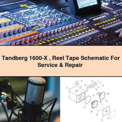 Tandberg 1600-X Reel Tape Electrical Wiring Diagrams PDF