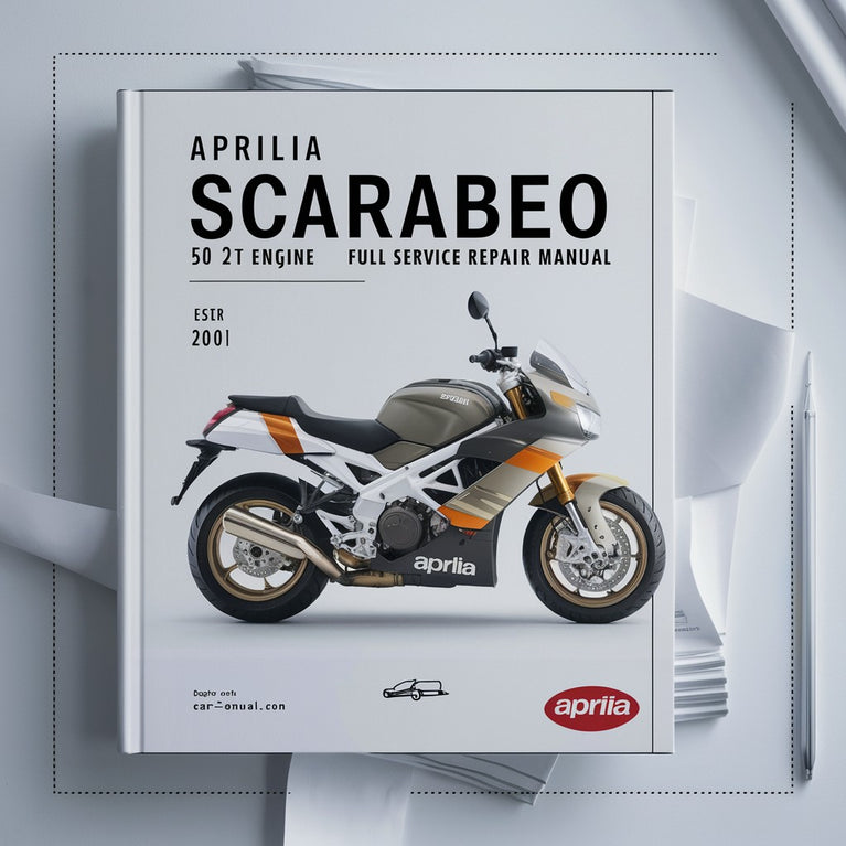 Aprilia Scarabeo 50 2T Motor - Komplettes Service-Reparaturhandbuch