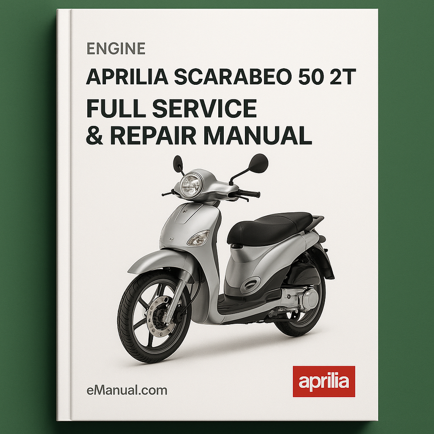 Aprilia Scarabeo 50 2T Engine Full Service Repair Manual