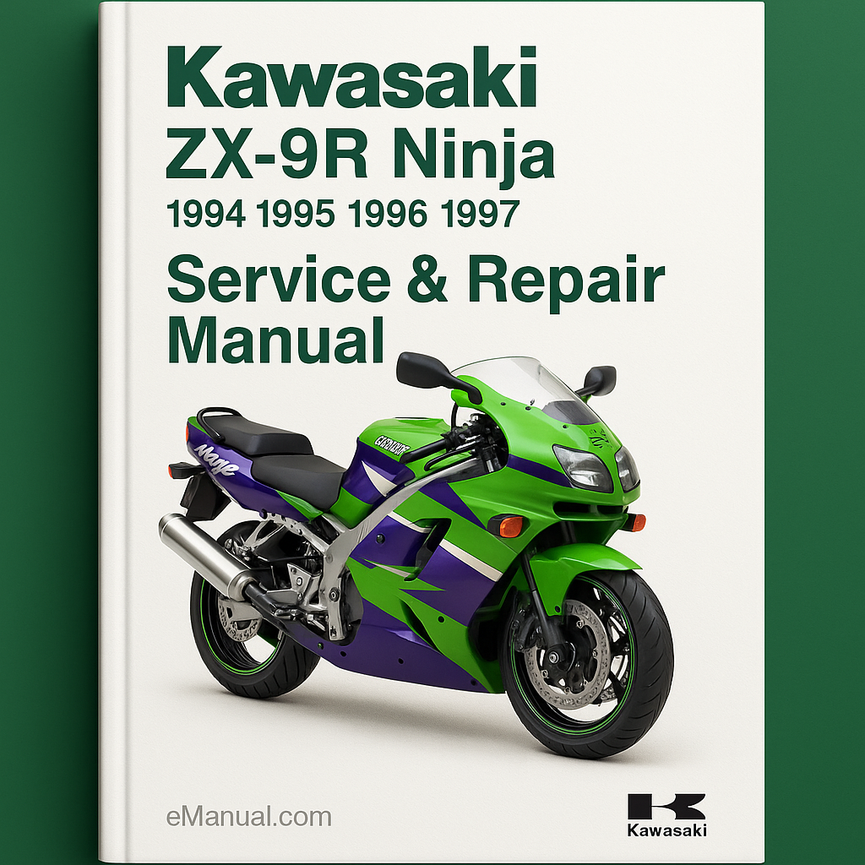 Kawasaki ZX-9R Ninja 1994 1995 1996 1997 Service Repair Manual