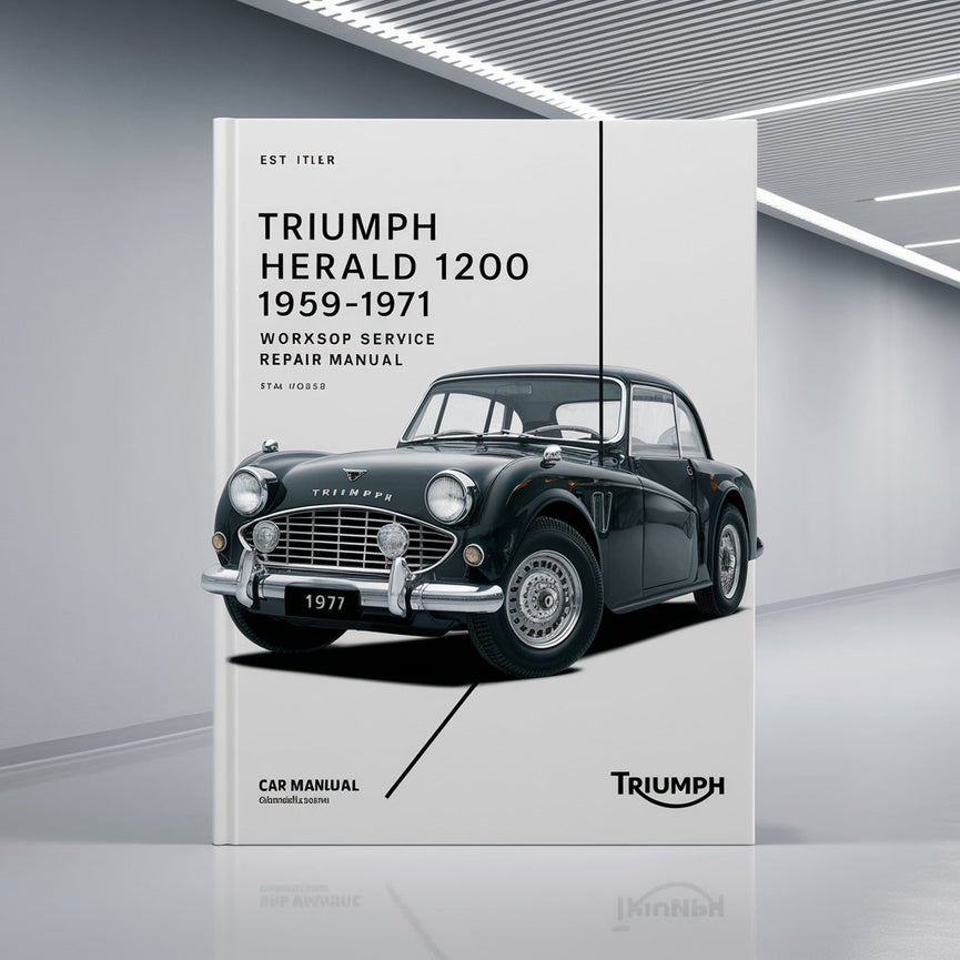 Manual de servicio y reparación del taller Triumph Herald 1200 1959-1971