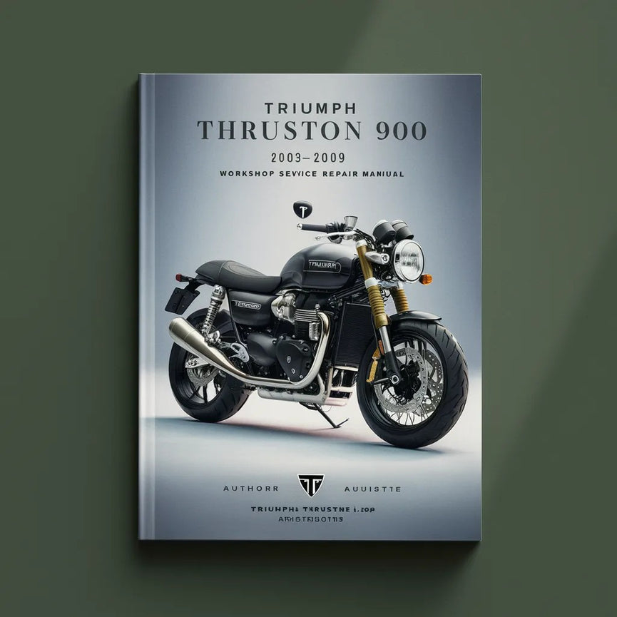 Manual de reparación y servicio del taller Triumph Thruxton 900 2003-2009