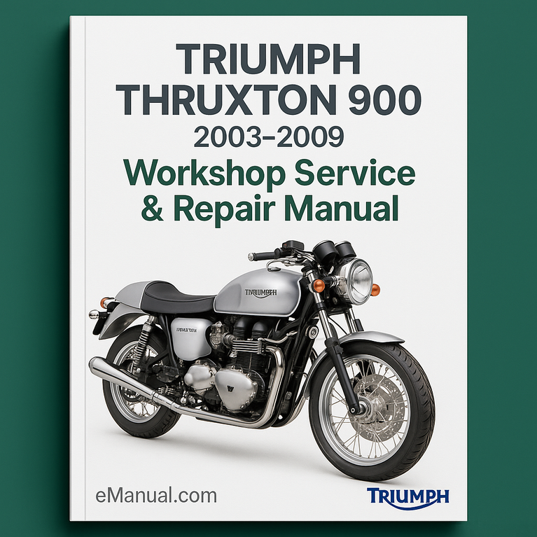 Triumph Thruxton 900 2003-2009 Workshop Service Repair Manual