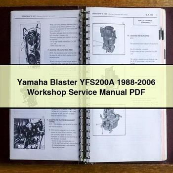 Yamaha Blaster YFS200A 1988-2006 Workshop Service Repair Manual