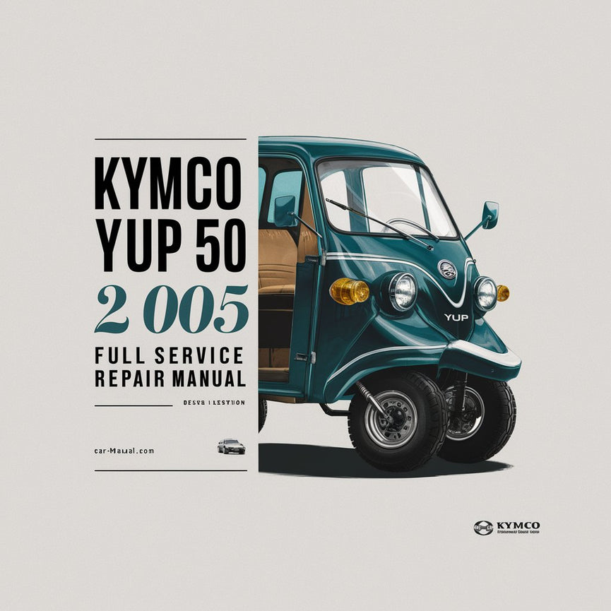 Kymco YUP 50 2005 Vollständiges Service-Reparaturhandbuch