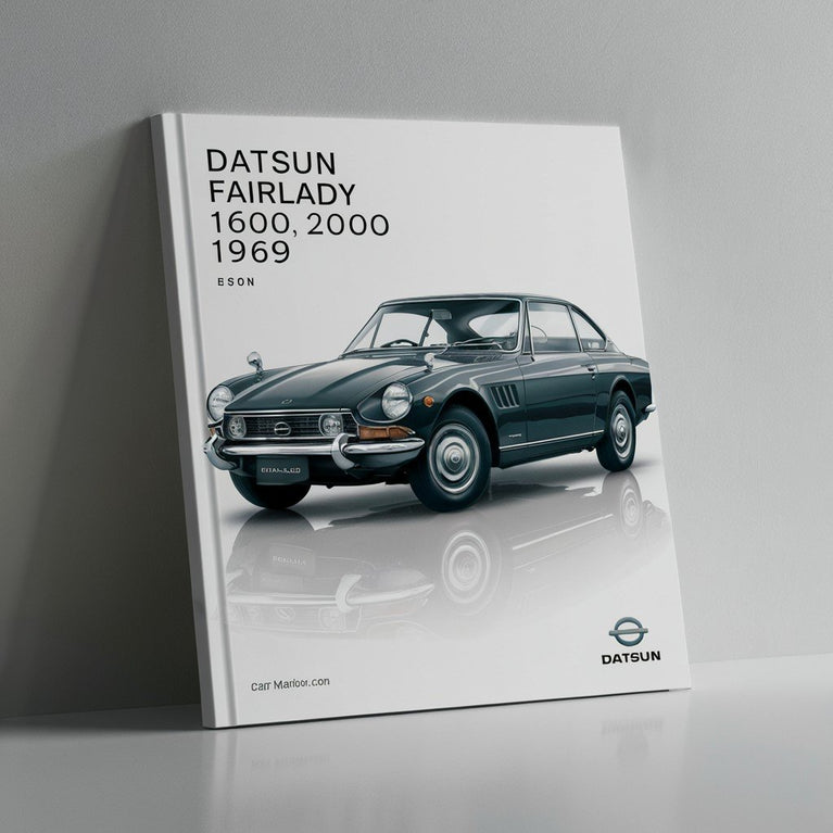 Manual de reparación y servicio de fábrica del Datsun Fairlady 1600 2000 1969