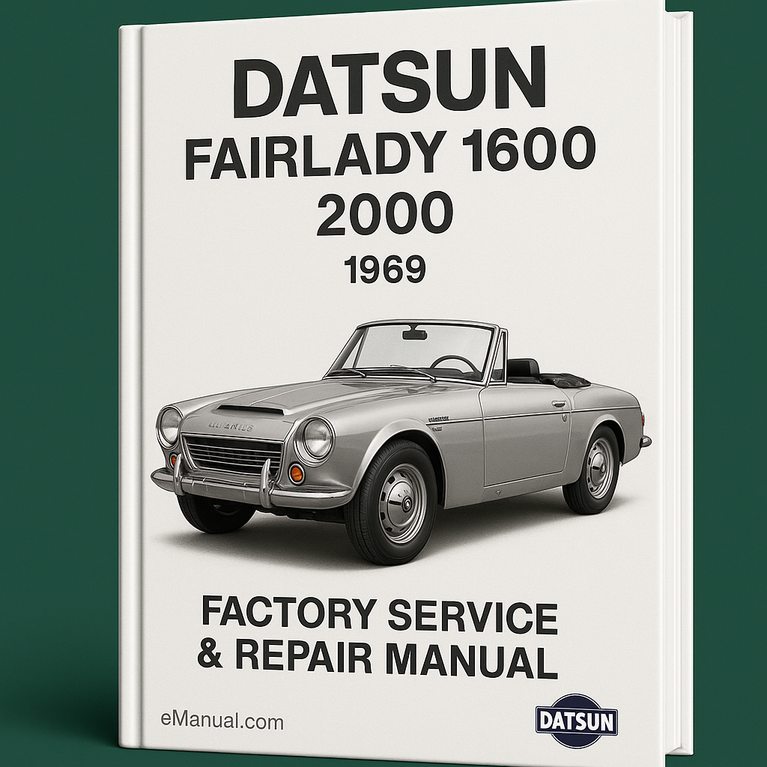 Datsun Fairlady 1600 2000 1969 Factory Service Repair Manual
