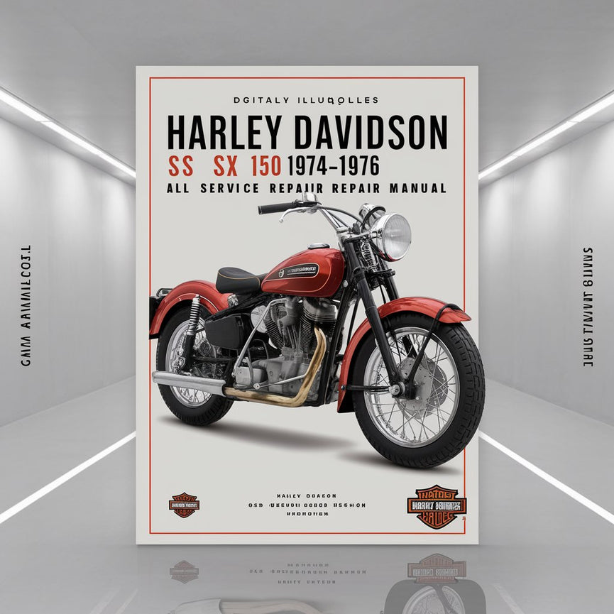 Harley Davidson SS SX 175 250 1974-1976 Alle Service-Reparaturanleitungen