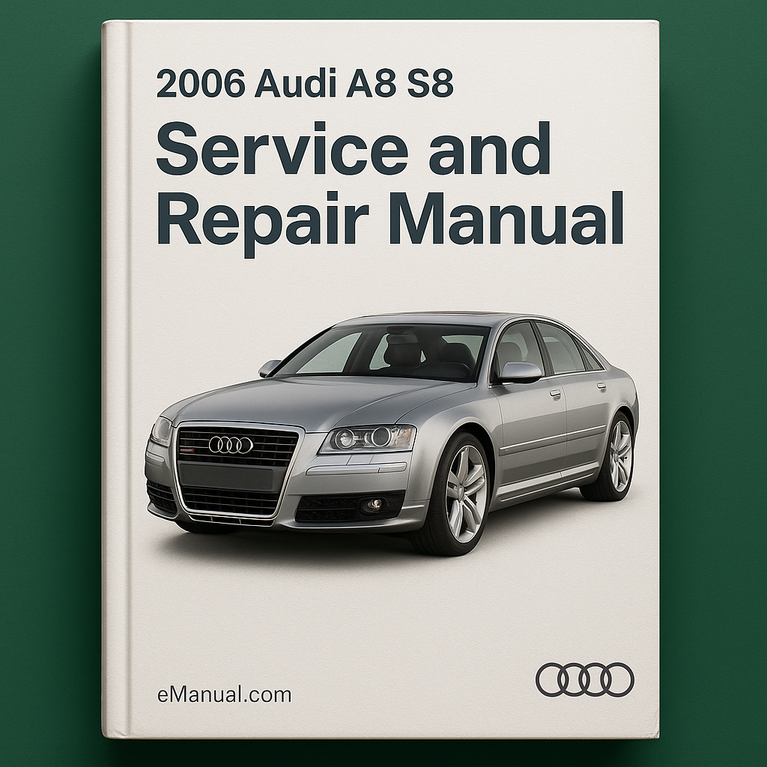 2006 Audi A8 S8 (D3-4E) Service and Repair Manual