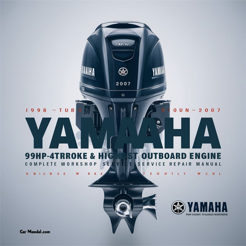 1998-2007 Yamaha 9.9hp 4-stroke High Thrust Outboard Engine Service Repair Workshop Manual PDF