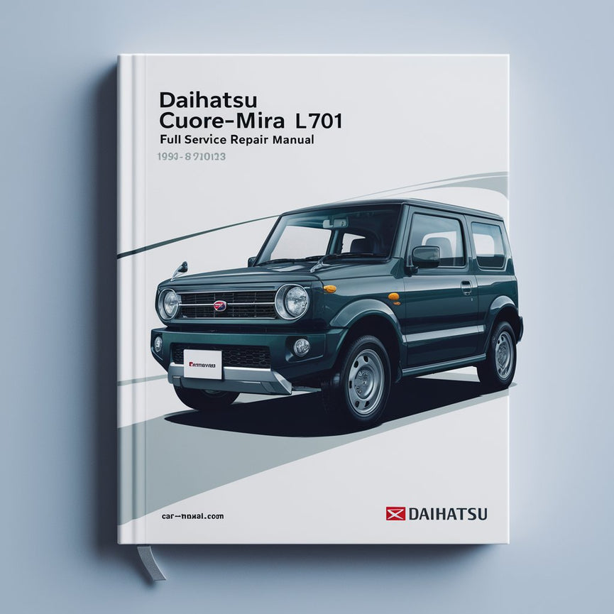 Daihatsu Cuore-Mira L701 1998-2003 Full-Service-Reparaturhandbuch