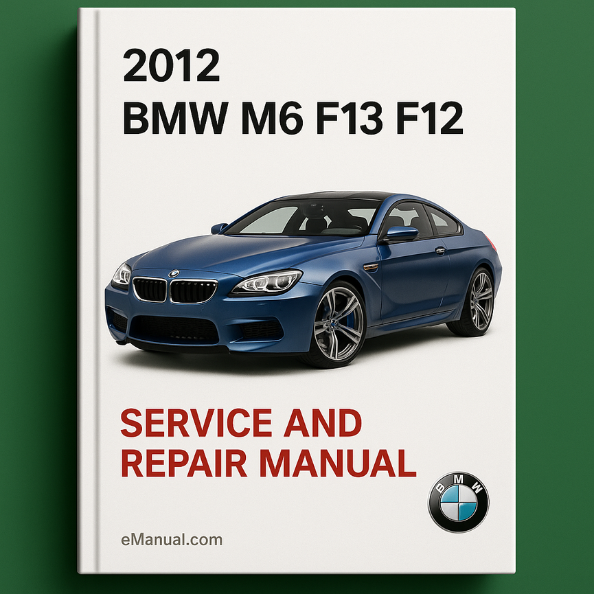 2012 BMW M6 F13 F12 Service and Repair Manual