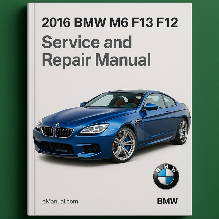 2016 BMW M6 F13 F12 Service and Repair Manual
