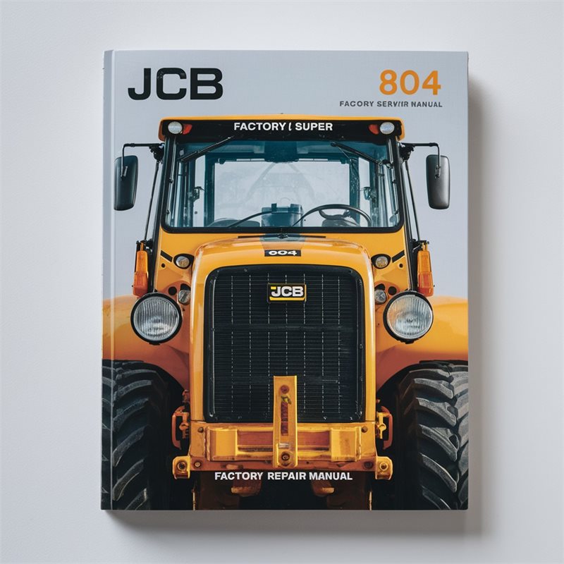 JCB 804 Super Service Repair Workshop Manual PDF