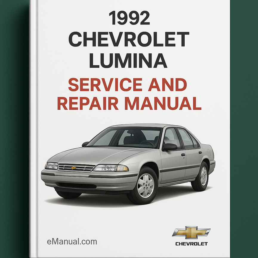 Manual de servicio y reparación de Chevrolet Lumina 1992