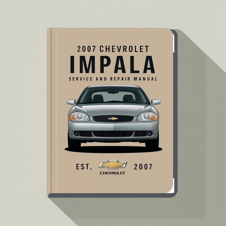 Manual de servicio y reparación del Chevrolet Impala 2007