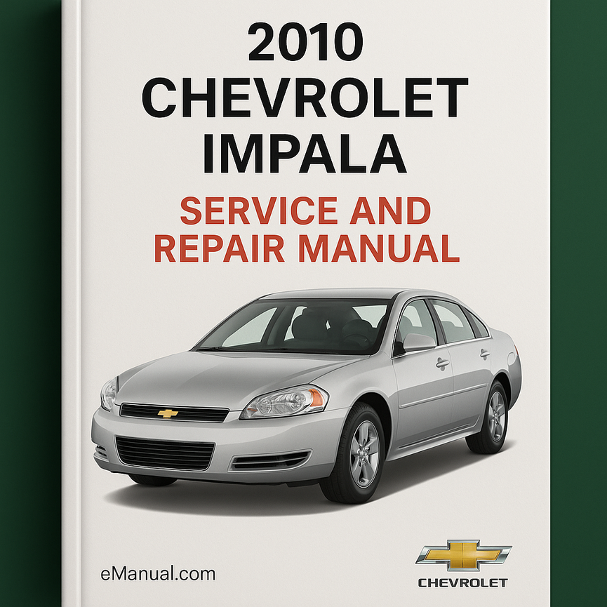 Manual de servicio y reparación del Chevrolet Impala 2010
