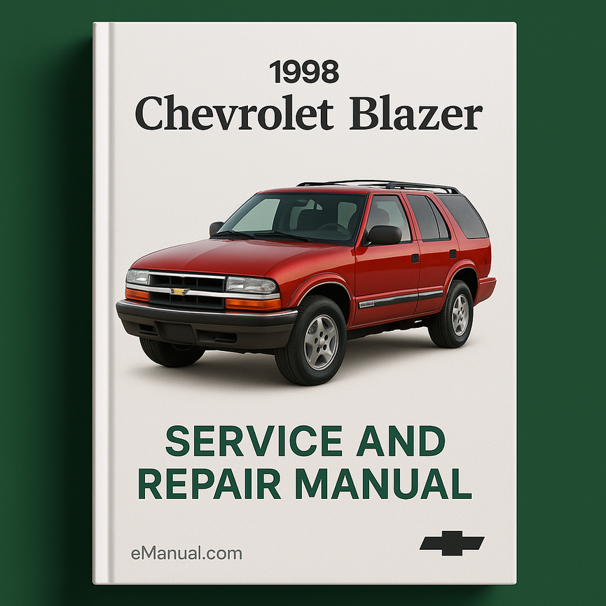 Manual de servicio y reparación de Chevrolet Blazer 1998