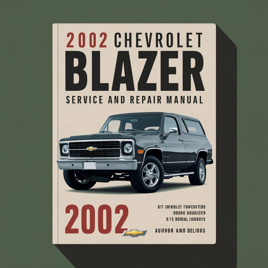 Manual de servicio y reparación del Chevrolet Blazer 2002