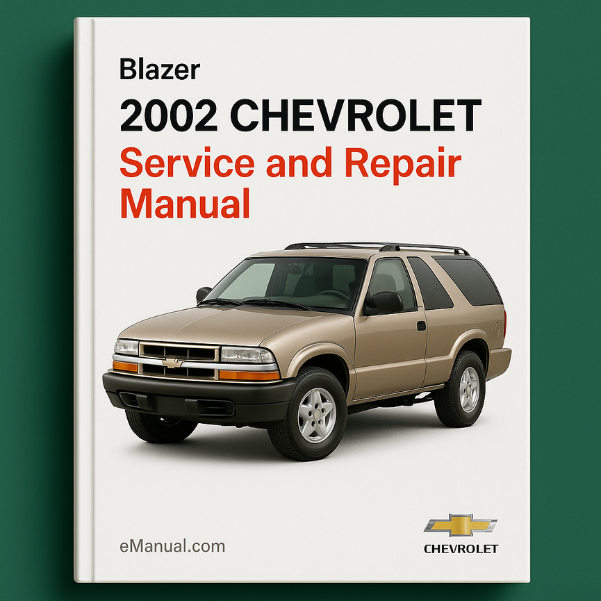 Manual de servicio y reparación del Chevrolet Blazer 2002