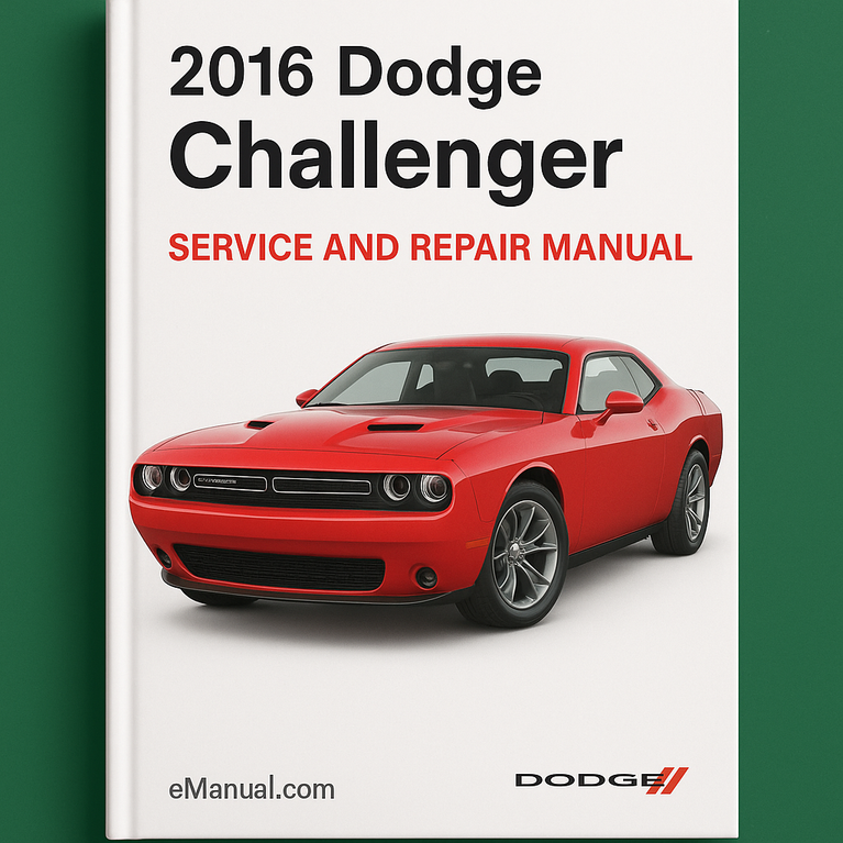 2016 Dodge Challenger Service and Repair Manual