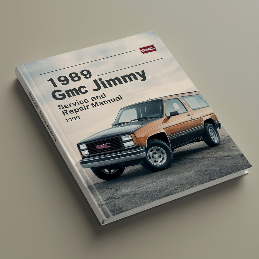 Manual de servicio y reparación de GMC Jimmy 1989